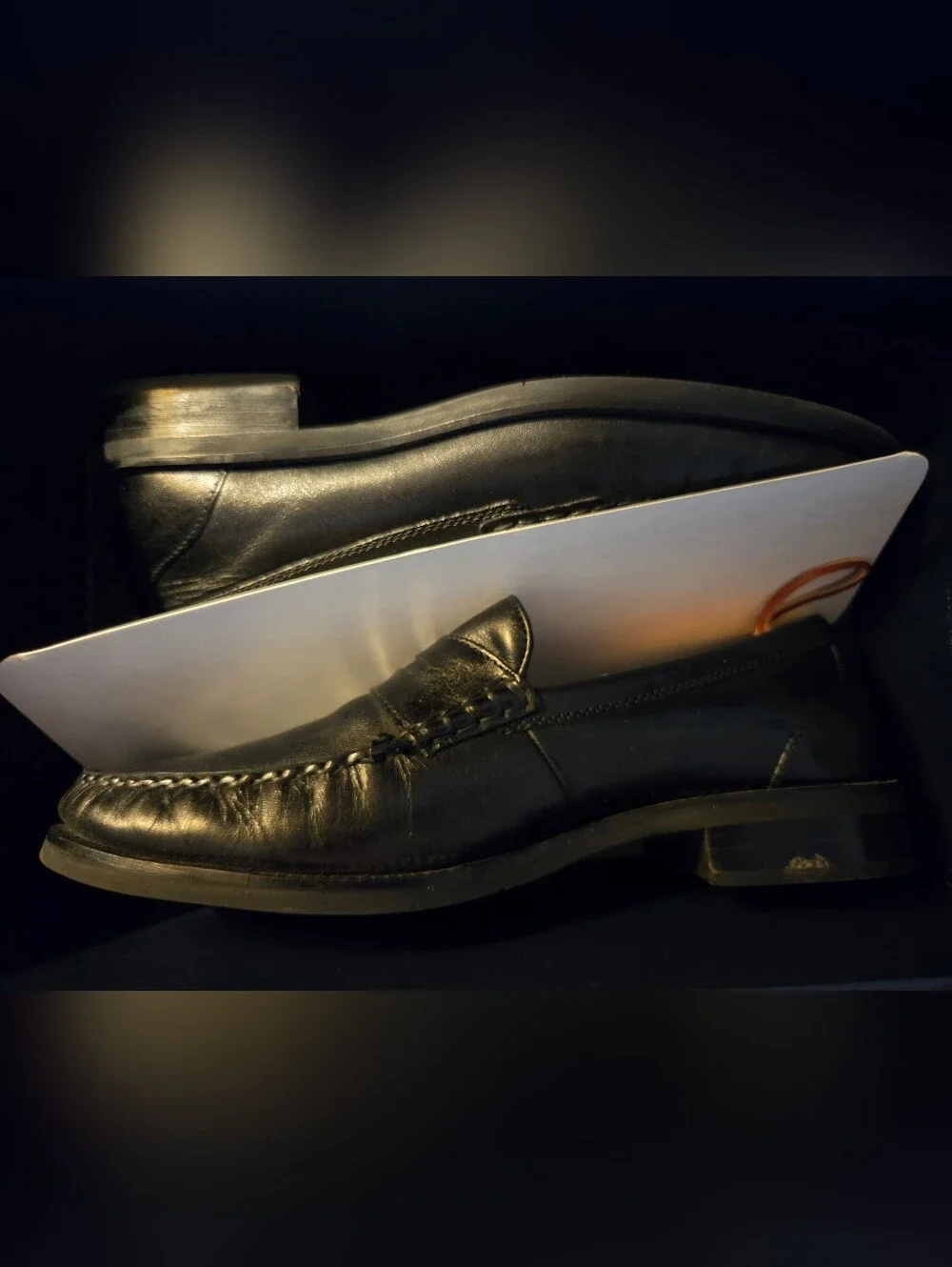 Cole Haan Pinch Sanford Penny Loafers Mens 10.5 Used Black Color Designer